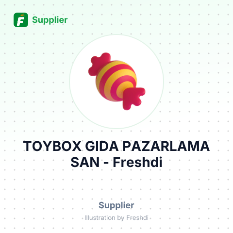 TOYBOX GIDA PAZARLAMA SAN – summary card, no photo uploaded yet