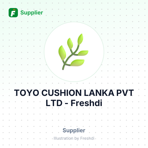 TOYO CUSHION LANKA PVT LTD – summary card, no photo uploaded yet