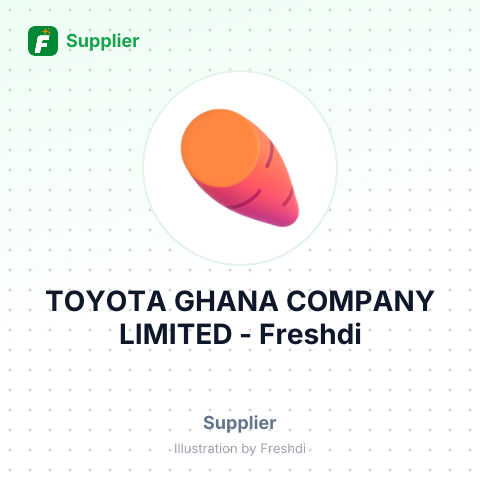 TOYOTA GHANA COMPANY LIMITED – summary card, no photo uploaded yet