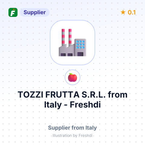 TOZZI FRUTTA S.R.L. – summary card, no photo uploaded yet