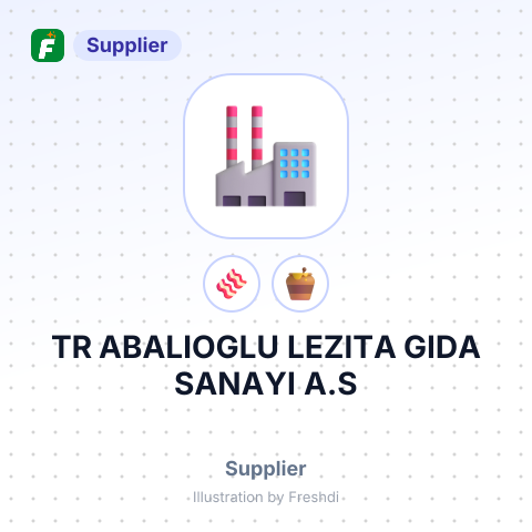 TR ABALIOGLU LEZITA GIDA SANAYI A.S – summary card, no photo uploaded yet
