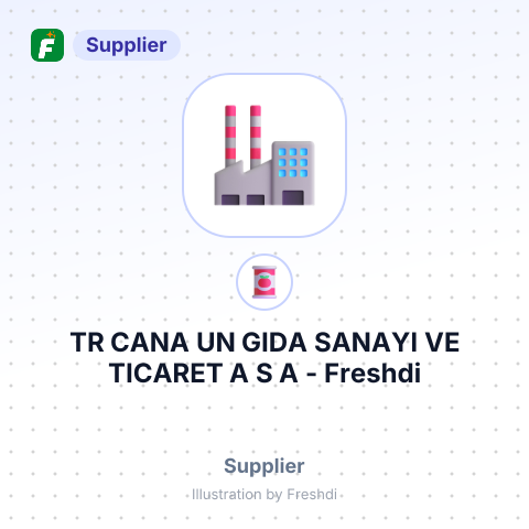 TR CANA UN GIDA SANAYI VE TICARET A S A – summary card, no photo uploaded yet