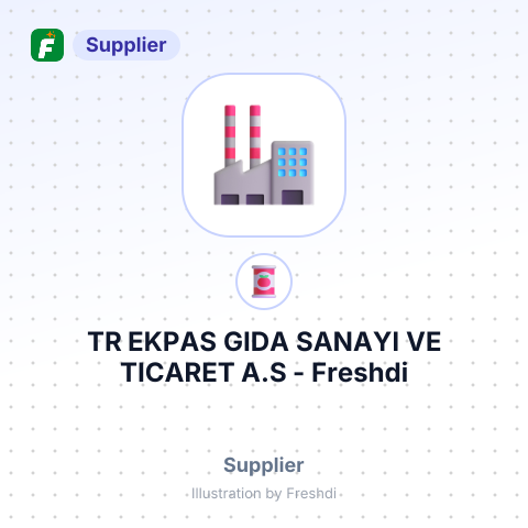 TR EKPAS GIDA SANAYI VE TICARET A.S – summary card, no photo uploaded yet