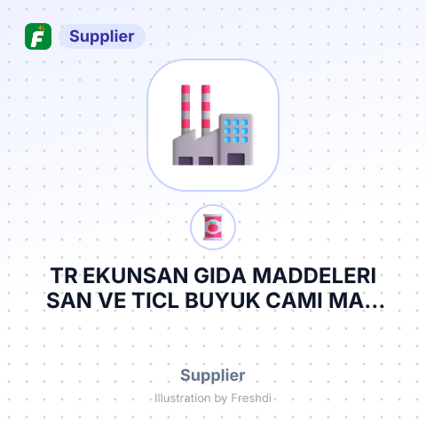 TR EKUNSAN GIDA MADDELERI SAN VE TICL BUYUK CAMI MAH INDNU CAD – summary card, no photo uploaded yet