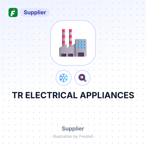 TR ELECTRICAL APPLIANCES – summary card, no photo uploaded yet