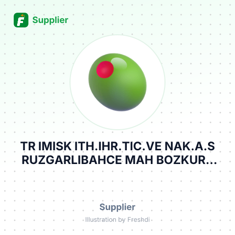 TR IMISK ITH.IHR.TIC.VE NAK.A.S RUZGARLIBAHCE MAH BOZKURT SOK.ACARLAR IS MERKEZI F BLOCK NO. – summary card, no photo uploaded yet