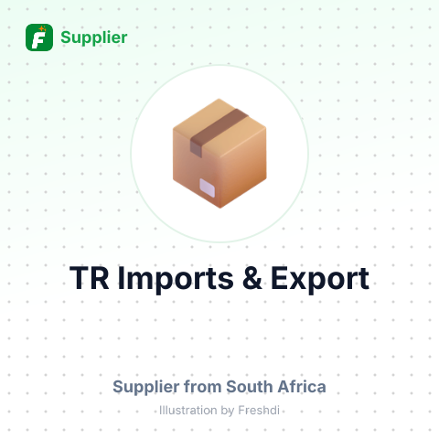 TR Imports & Export – summary card, no photo uploaded yet