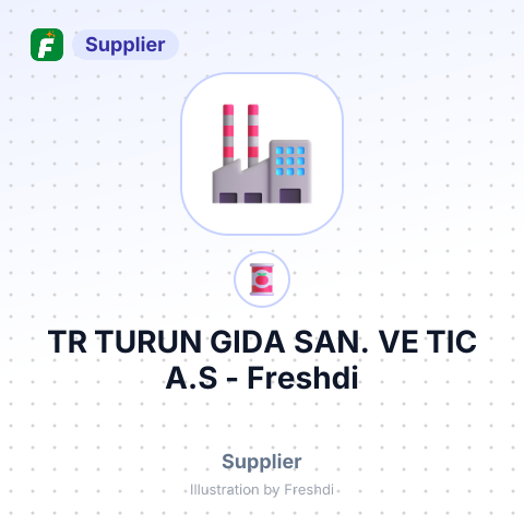 TR TURUN GIDA SAN. VE TIC A.S – summary card, no photo uploaded yet