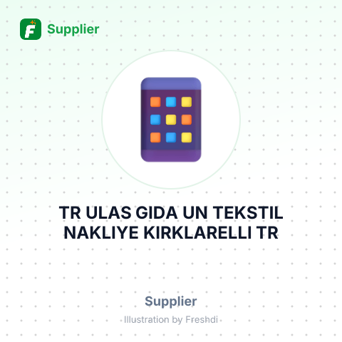 TR ULAS GIDA UN TEKSTIL NAKLIYE KIRKLARELLI TR – summary card, no photo uploaded yet