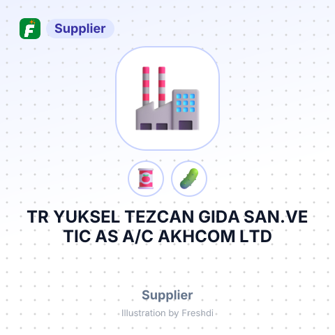 TR YUKSEL TEZCAN GIDA SAN.VE TIC AS A/C AKHCOM LTD – summary card, no photo uploaded yet
