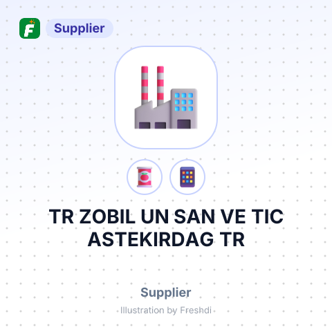TR ZOBIL UN SAN VE TIC ASTEKIRDAG TR – summary card, no photo uploaded yet