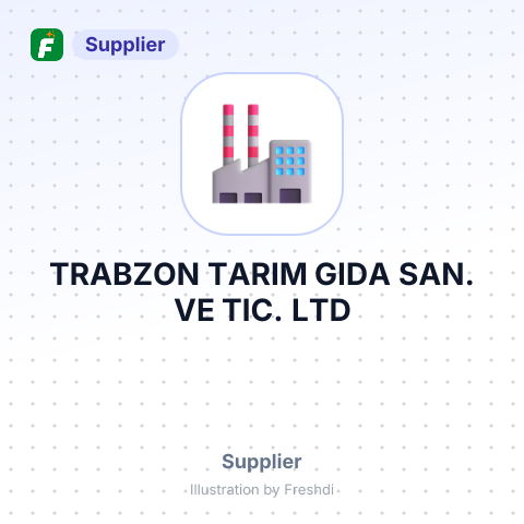 TRABZON TARIM GIDA SAN. VE TIC. LTD – summary card, no photo uploaded yet