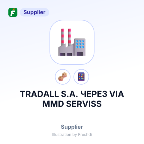 TRADALL S.A. ЧЕРЕЗ VIA MMD SERVISS – summary card, no photo uploaded yet
