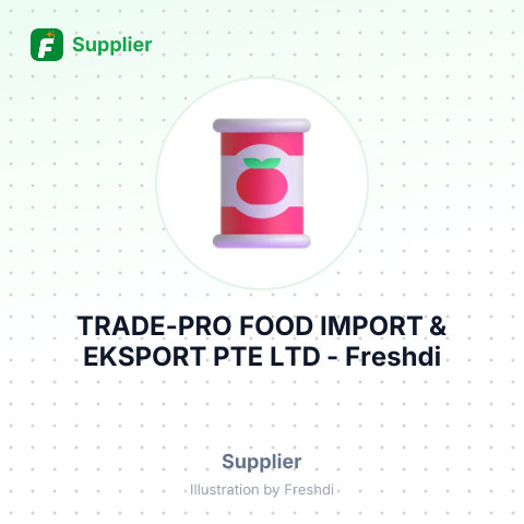 TRADE-PRO FOOD IMPORT & EKSPORT PTE LTD – summary card, no photo uploaded yet