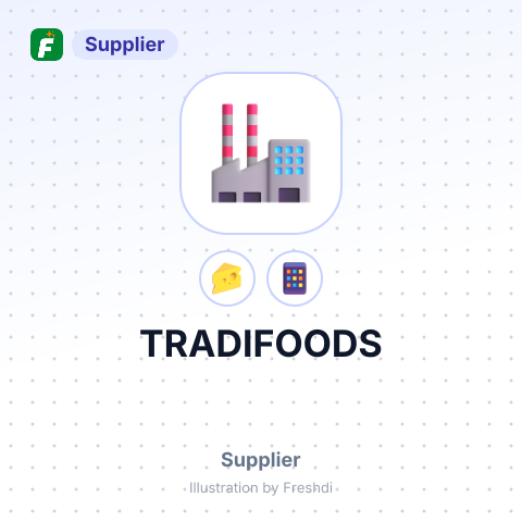 TRADIFOODS – summary card, no photo uploaded yet
