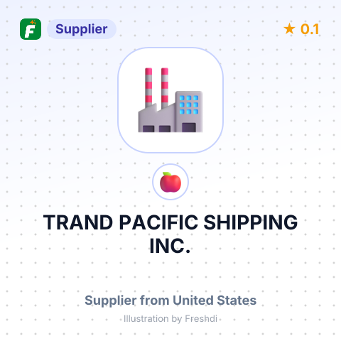 TRAND PACIFIC SHIPPING, INC. – summary card, no photo uploaded yet