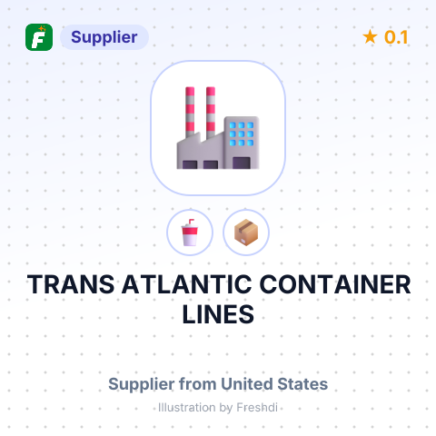 TRANS ATLANTIC CONTAINER LINES – summary card, no photo uploaded yet