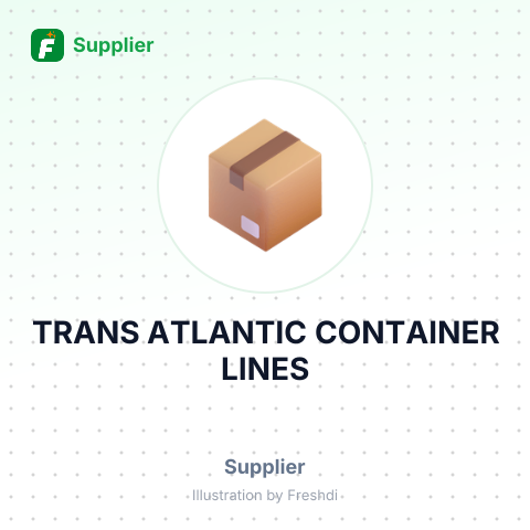 TRANS ATLANTIC CONTAINER LINES – summary card, no photo uploaded yet