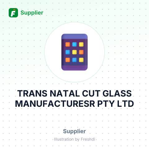 TRANS NATAL CUT GLASS MANUFACTURESR PTY LTD – summary card, no photo uploaded yet
