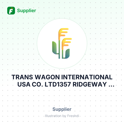 TRANS WAGON INTERNATIONAL USA CO. LTD1357 RIDGEWAY STREETPOMONA, CA – summary card, no photo uploaded yet