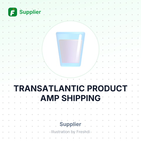 TRANSATLANTIC PRODUCT AMP SHIPPING – summary card, no photo uploaded yet