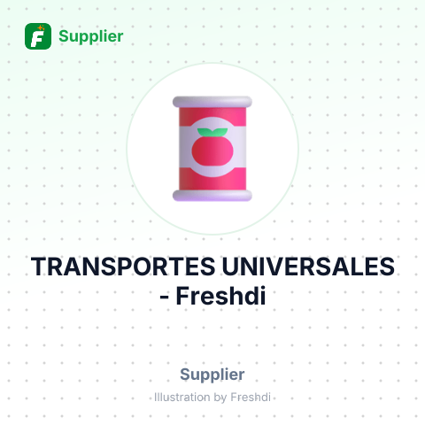 TRANSPORTES UNIVERSALES – summary card, no photo uploaded yet