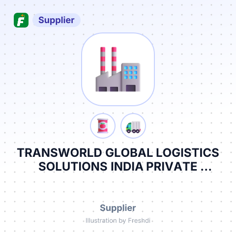 TRANSWORLD GLOBAL LOGISTICS SOLUTIONS INDIA PRIVATE LIMITED – summary card, no photo uploaded yet