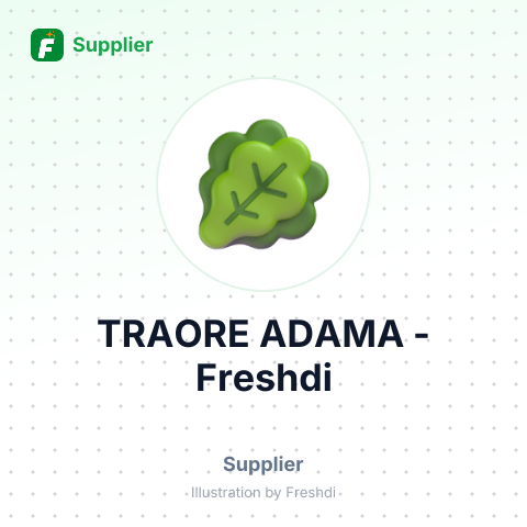 TRAORE ADAMA – summary card, no photo uploaded yet