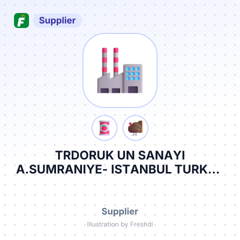 TRDORUK UN SANAYI A.SUMRANIYE- ISTANBUL TURKEY – summary card, no photo uploaded yet