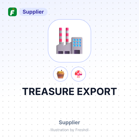 TREASURE EXPORT – summary card, no photo uploaded yet