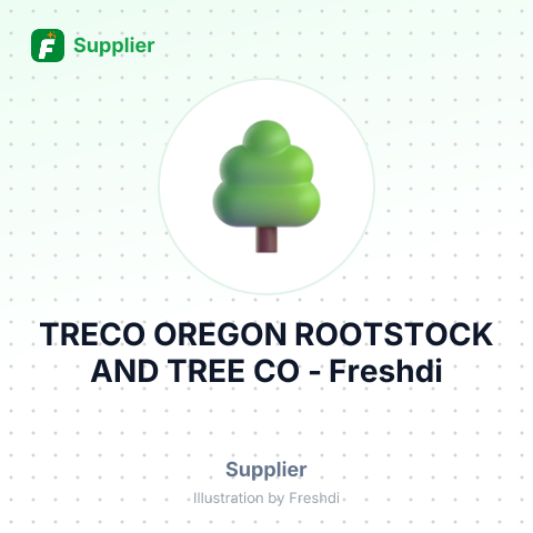 TRECO OREGON ROOTSTOCK AND TREE CO – summary card, no photo uploaded yet