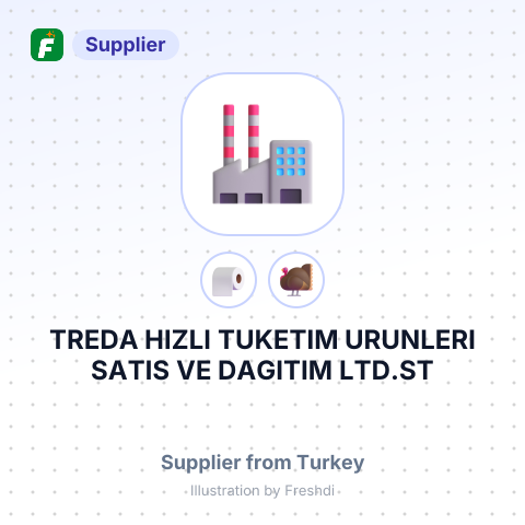 TREDA HIZLI TUKETIM URUNLERI SATIS VE DAGITIM LTD.ST – summary card, no photo uploaded yet