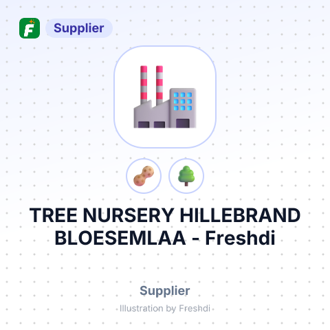 TREE NURSERY HILLEBRAND BLOESEMLAA – summary card, no photo uploaded yet