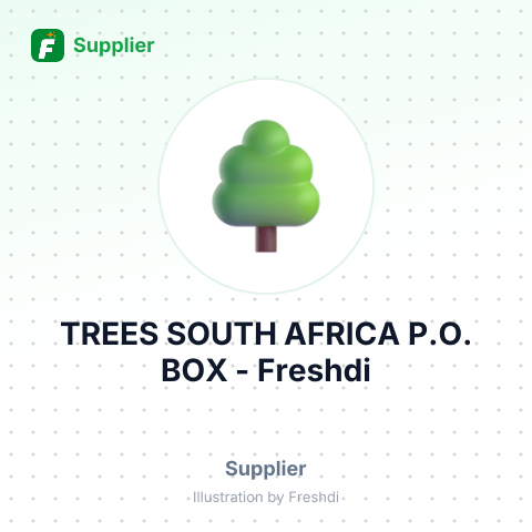 TREES SOUTH AFRICA P.O. BOX – summary card, no photo uploaded yet