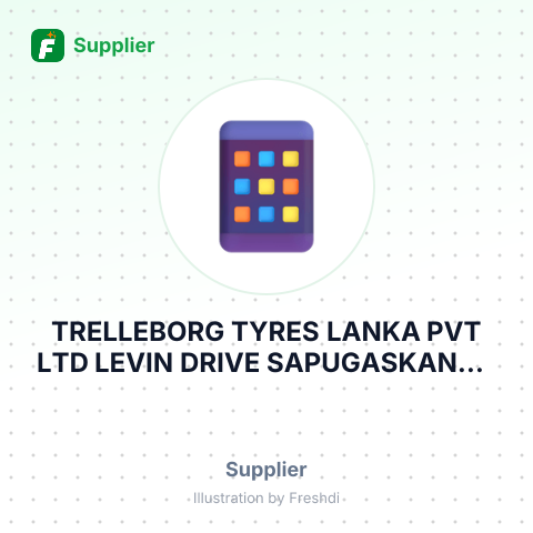 TRELLEBORG TYRES LANKA PVT LTD LEVIN DRIVE SAPUGASKANDA MAKOLA – summary card, no photo uploaded yet