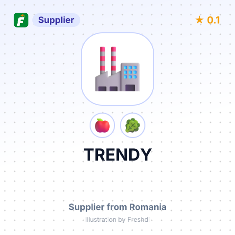 TRENDY – summary card, no photo uploaded yet