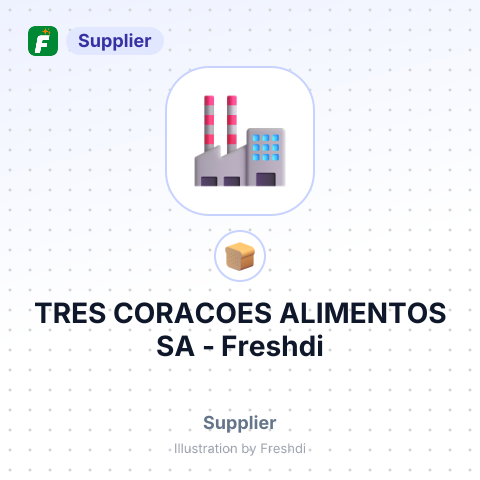 TRES CORACOES ALIMENTOS SA – summary card, no photo uploaded yet
