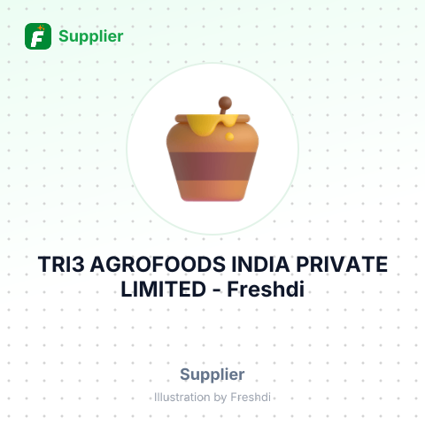 TRI3 AGROFOODS INDIA PRIVATE LIMITED – summary card, no photo uploaded yet