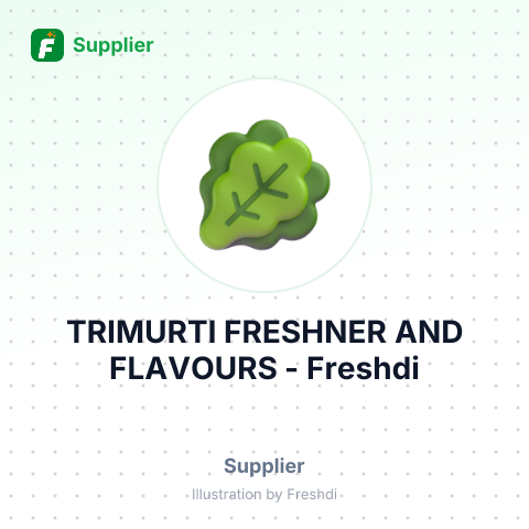 TRIMURTI FRESHNER AND FLAVOURS – summary card, no photo uploaded yet