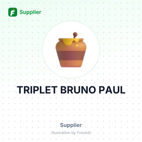 TRIPLET BRUNO PAUL – summary card, no photo uploaded yet
