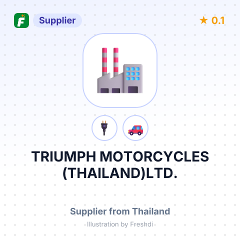TRIUMPH MOTORCYCLES (THAILAND)LTD. – summary card, no photo uploaded yet