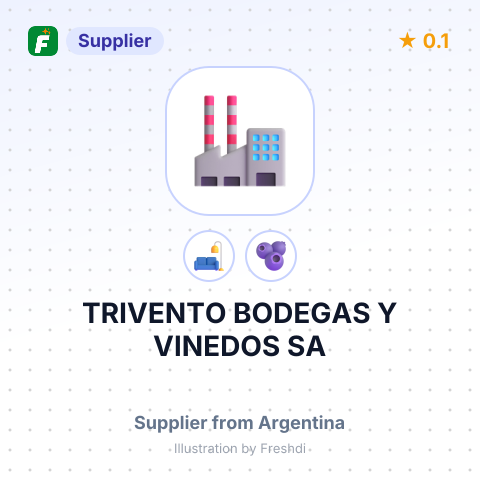 TRIVENTO BODEGAS Y VINEDOS SA – summary card, no photo uploaded yet