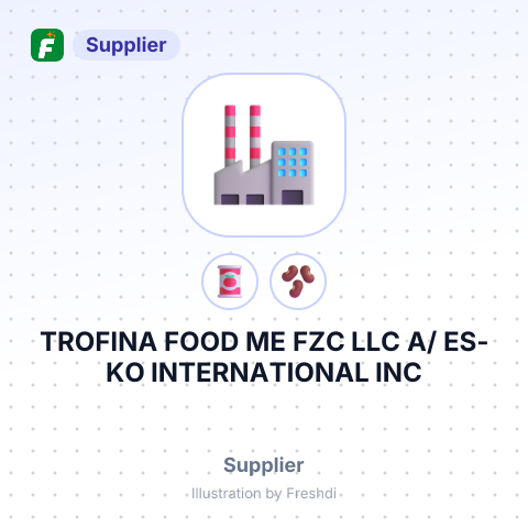 TROFINA FOOD ME FZC LLC A/ ES-KO INTERNATIONAL INC – summary card, no photo uploaded yet