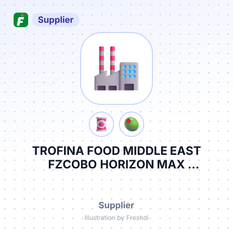 TROFINA FOOD MIDDLE EAST FZCOBO HORIZON MAX GENERALTRADING LLC – summary card, no photo uploaded yet