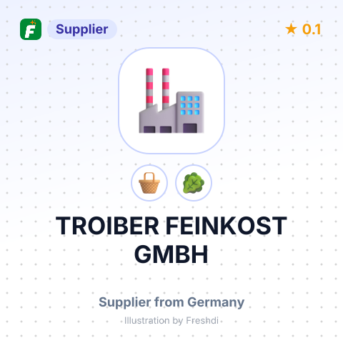TROIBER FEINKOST GMBH – summary card, no photo uploaded yet