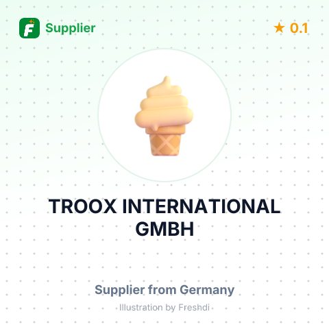 TROOX INTERNATIONAL GMBH – summary card, no photo uploaded yet