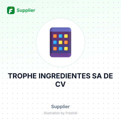 TROPHE INGREDIENTES SA DE CV – summary card, no photo uploaded yet