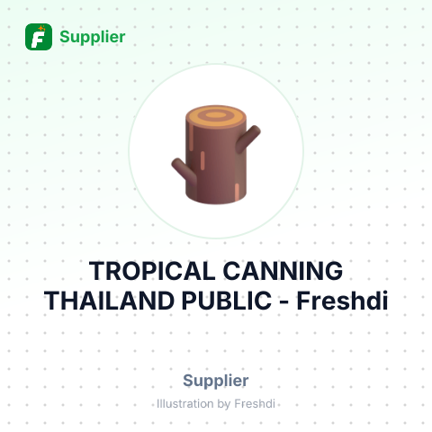 TROPICAL CANNING THAILAND PUBLIC – summary card, no photo uploaded yet