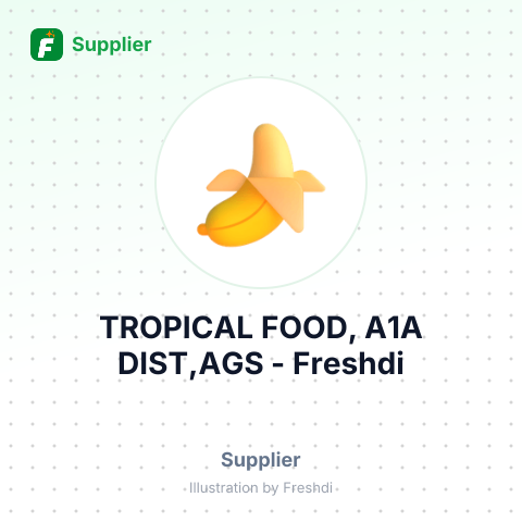 TROPICAL FOOD, A1A DIST,AGS – summary card, no photo uploaded yet