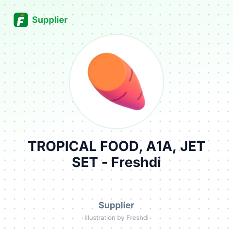 TROPICAL FOOD, A1A, JET SET – summary card, no photo uploaded yet